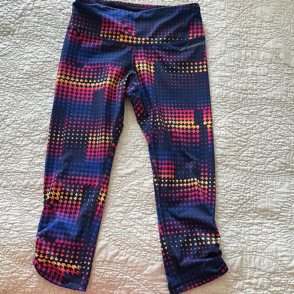 Ladies BROOKS Small Capri Running Leggings